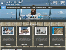 Tablet Screenshot of hookedupfish.com